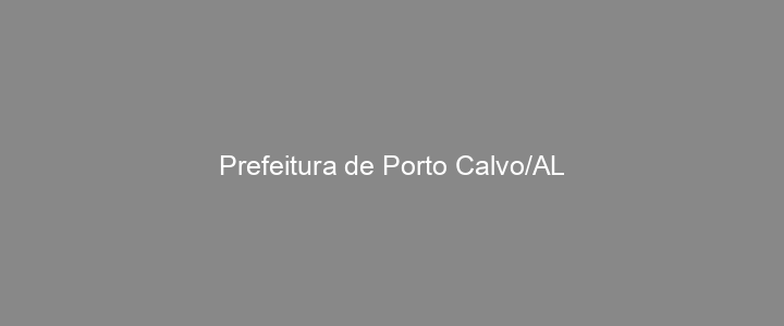 Provas Anteriores Prefeitura de Porto Calvo/AL